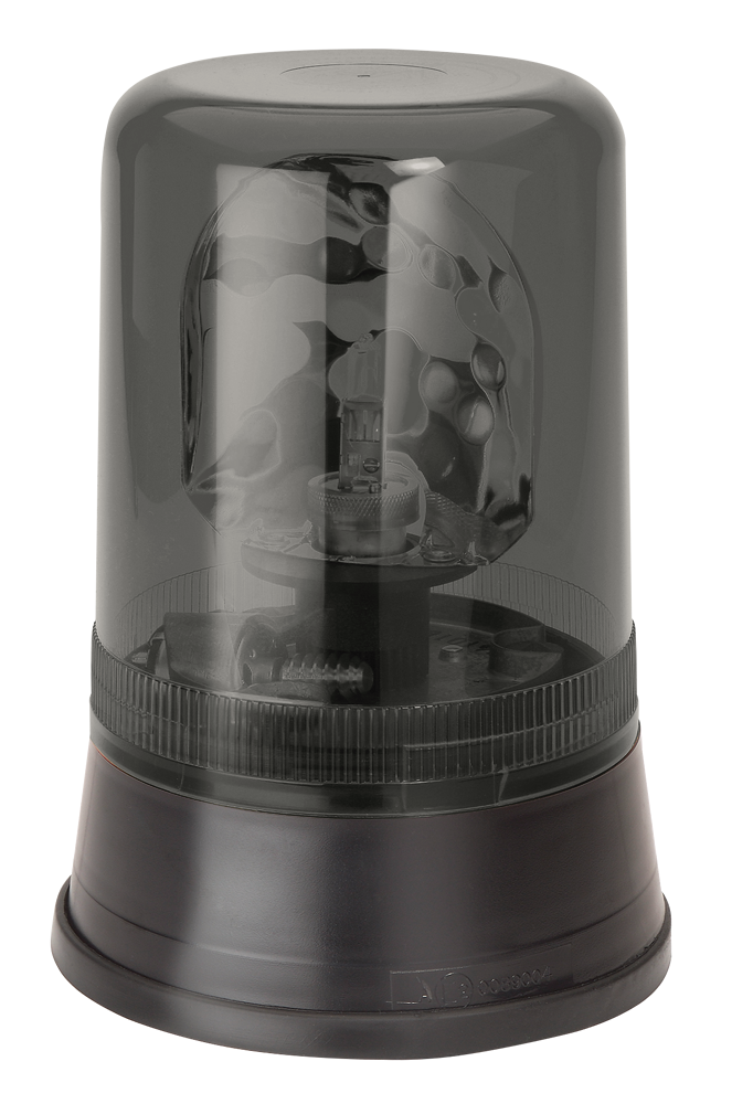 Zwaailamp AEB 595 24V | 3 puntsbevestiging | Wit | Smoked