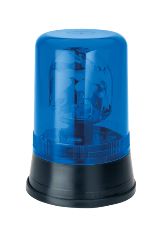 Zwaailamp AEB 595 24V | 3 puntsbevestiging | Blauw
