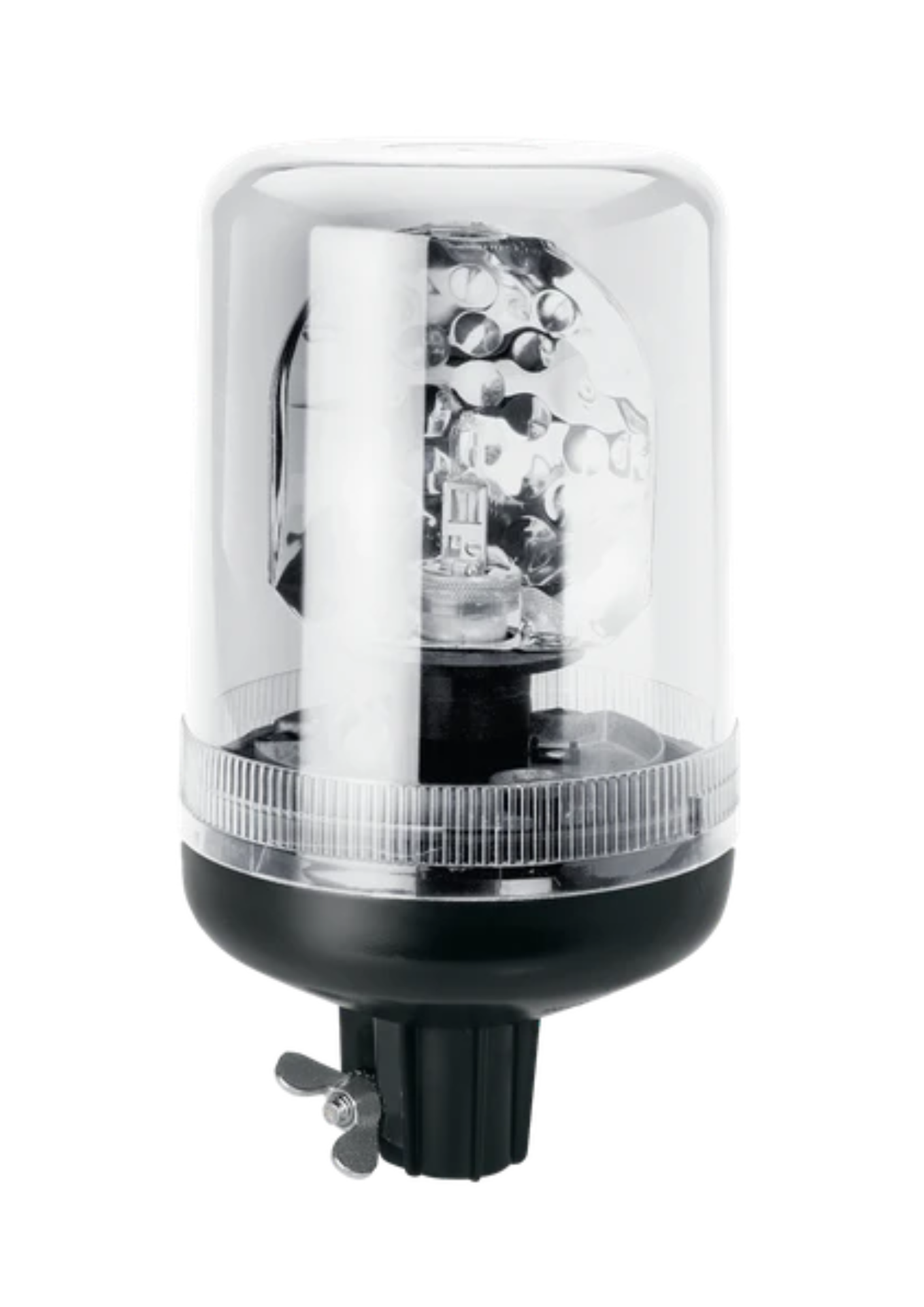 Zwaailamp AEB 590 24V Buisbevestiging | Transparant