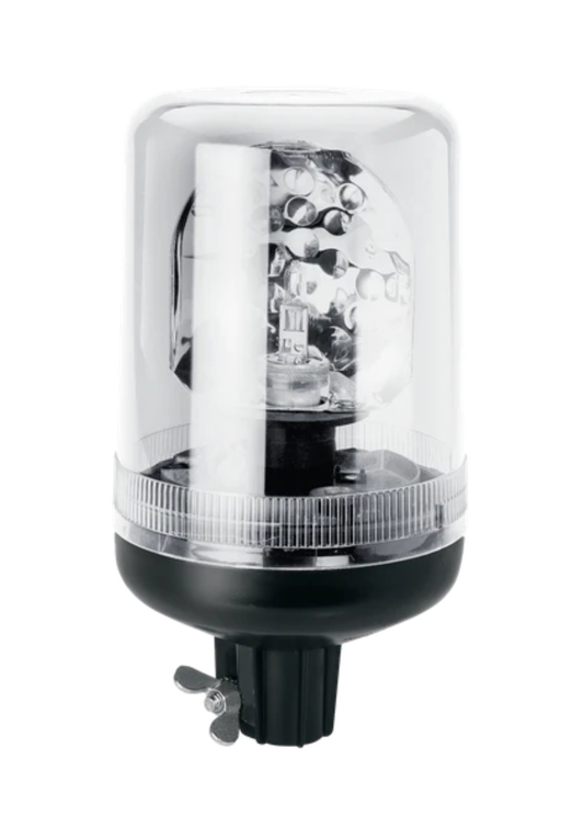 Zwaailamp AEB 590 24V Buisbevestiging | Transparant