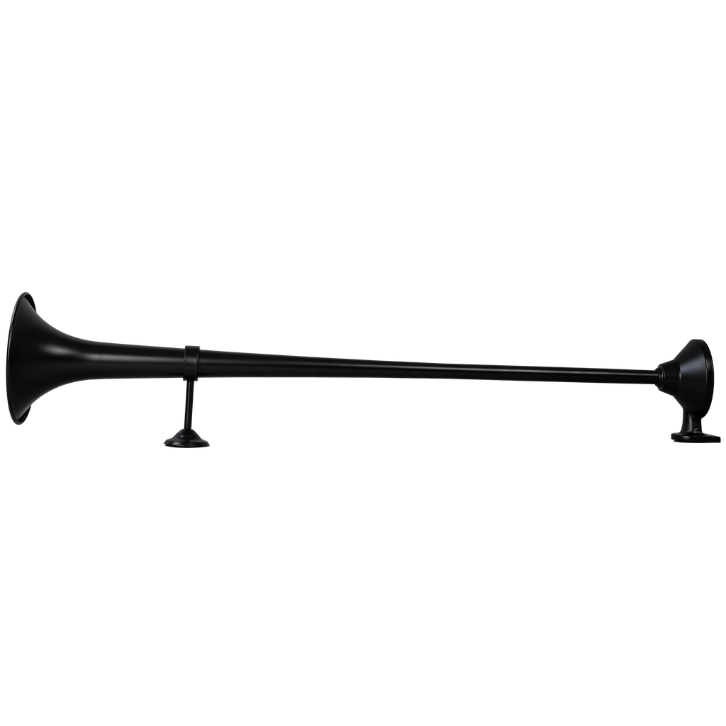 Nedking Zwarte messing Luchthoorn 950mm - Ø Kelk 180mm