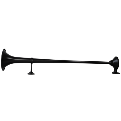 Nedking Zwarte messing Luchthoorn 950mm - Ø Kelk 180mm