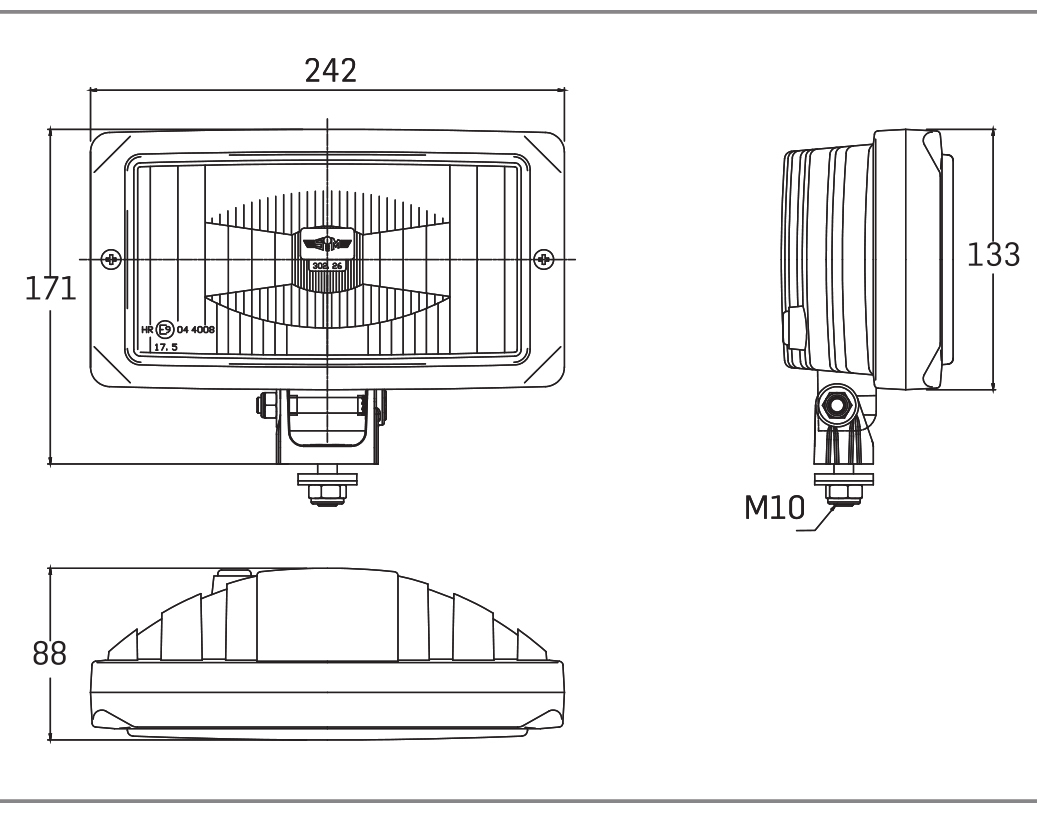 Bloklamp Halogeen SIM